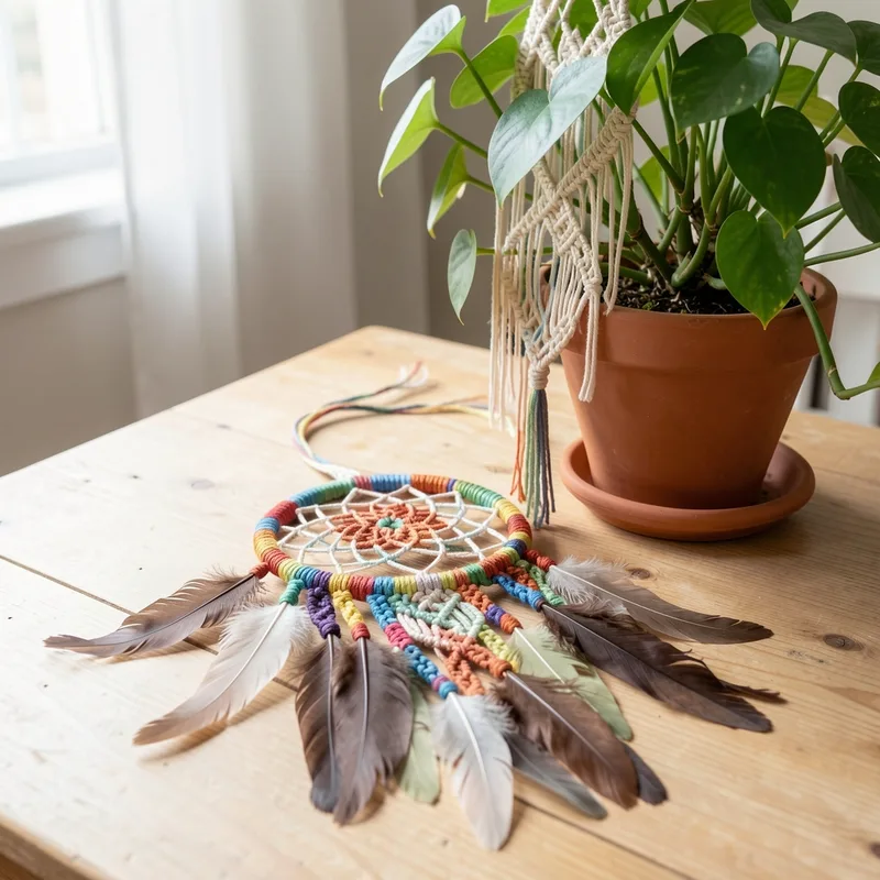 Suspension macramé pour plante : le tuto pas à pas