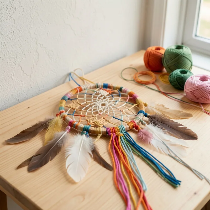 Faire un tissage mural soi-même : métier à tisser et premiers points